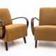 A pair of Art Deco armchairs by J. Halabala from the 1930s, Czech Republic.