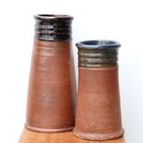Stoneware vases by Pierre Digan La Borne 60s