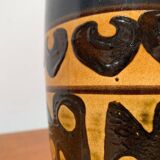 West German pottery vase from the mid-century by WGP of Dümler & Breiden, 1960s.