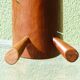Bread dish, Scandinavian design, 1950s-60s, curved teak.