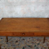 Pitch pine desk false bamboo Napoleon III