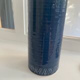 Large navy blue vase / king design "handmade"