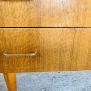 Commode vintage bicolor à 4 tiroirs, circa 70's