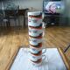 6 advertising coffee cups 70s Jacques Vabre