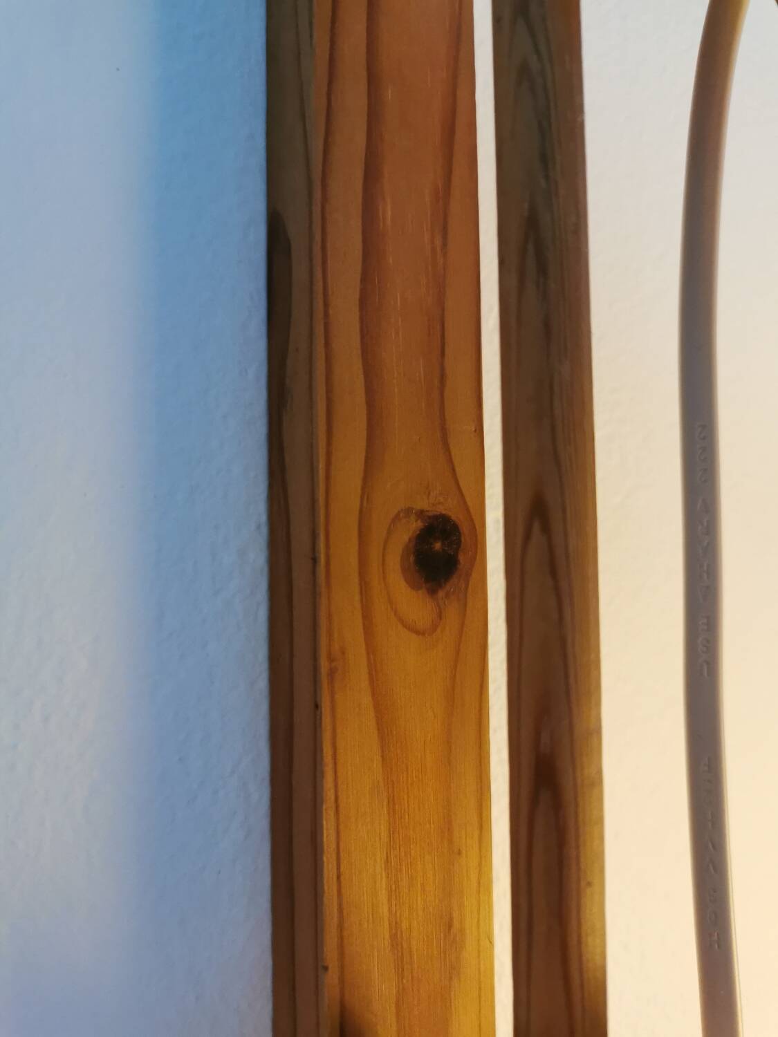 Vintage accordion wall light