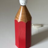 Vintage 80s designer pencil lamp