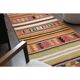 Vintage Turkish Oushak Handmade Wool Cotton Orange Runner Rug 97x315