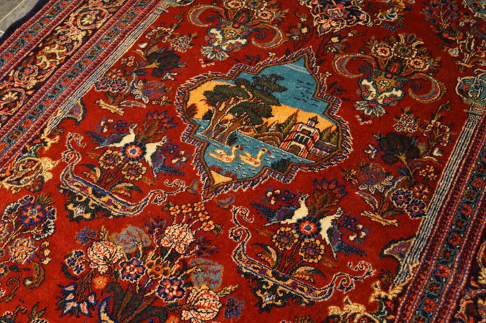 Iran original kashan rug 141x206cm