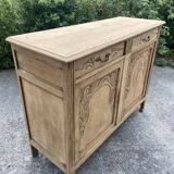Parisian buffet in raw wood