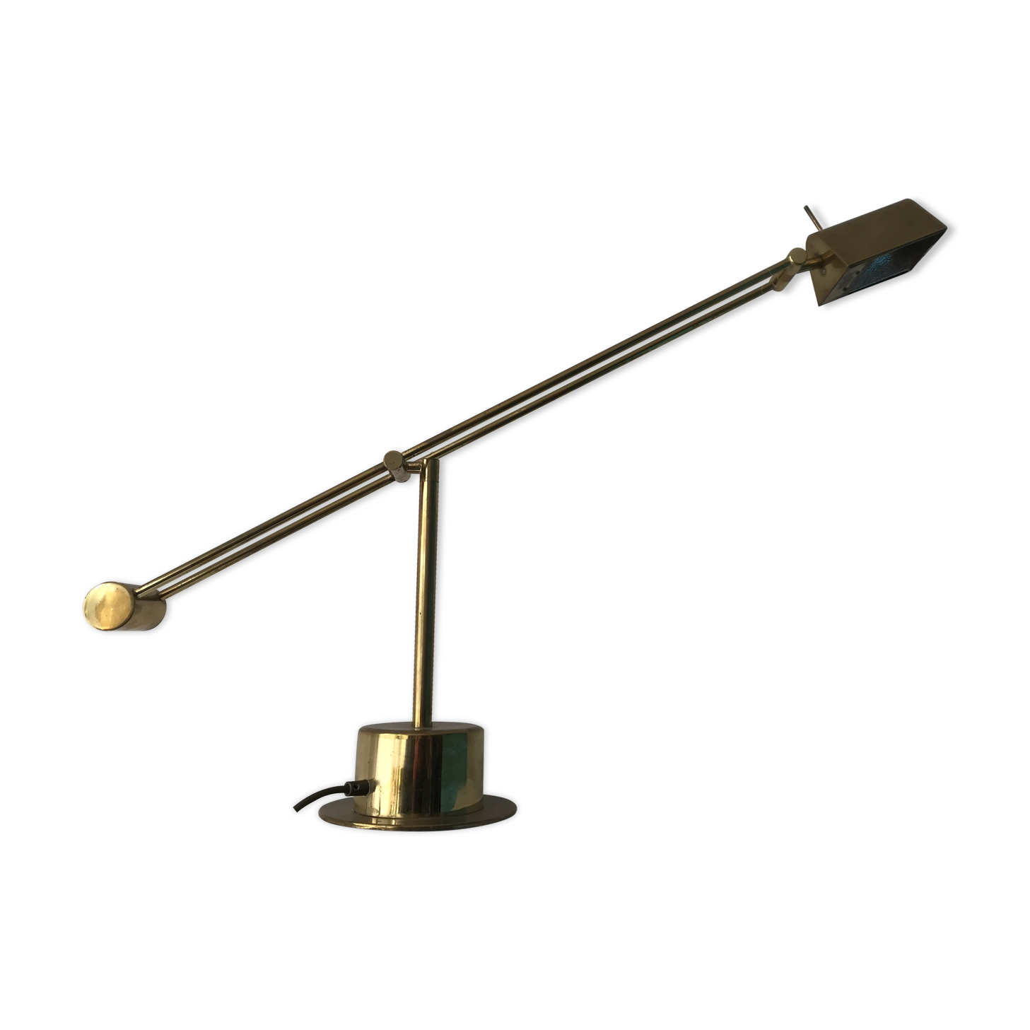 French brass pendulum lamp