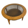 Mid Century Retro Vintage Round Coffee Table (Circa 1960–1970)  A stylish a