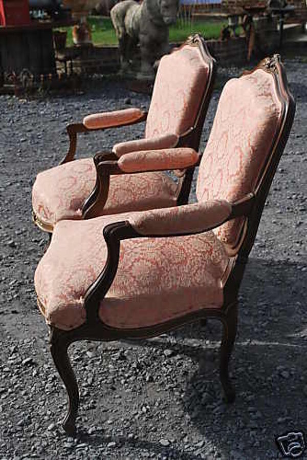 BERGERES STYLE LOUIS XV EN NOYER 19 eme