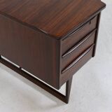 Rosewood Boomerang Desk by Peter Løvig Nielsen for Hedensted Møbelfabrik Denmark 1950s