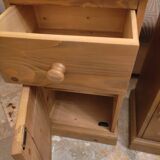 Solid wood bedside tables