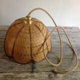 Rattan flower hanging