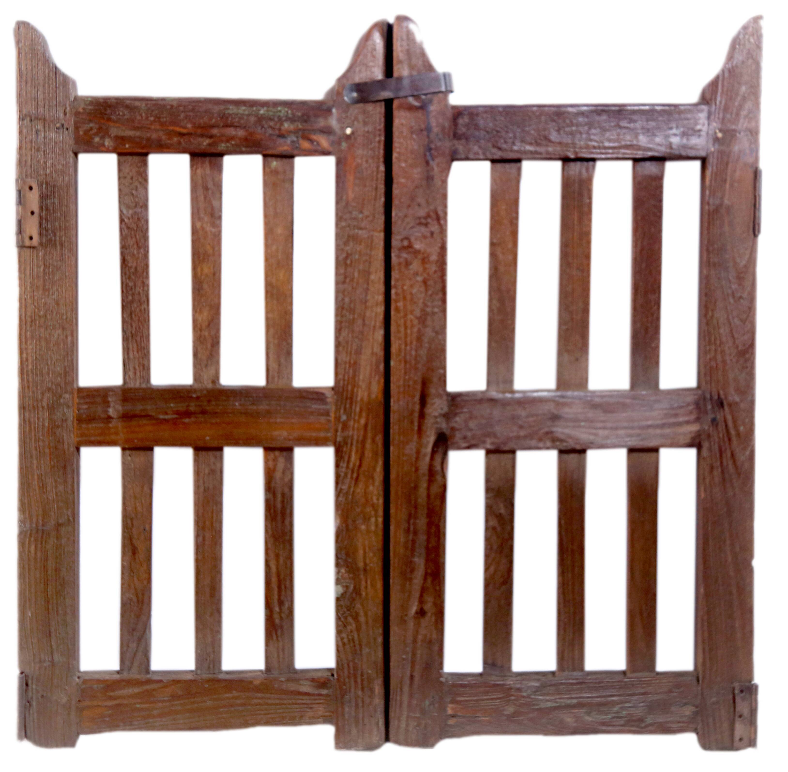 Ancient Burmese teak port