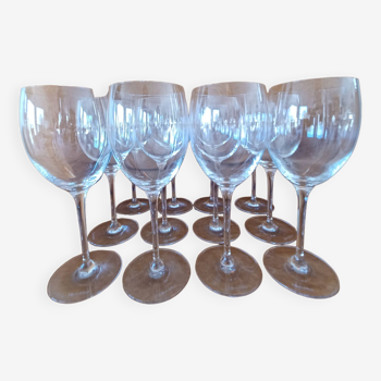 12 Villeroy and Boch Crystal Wine Tasting Glasses