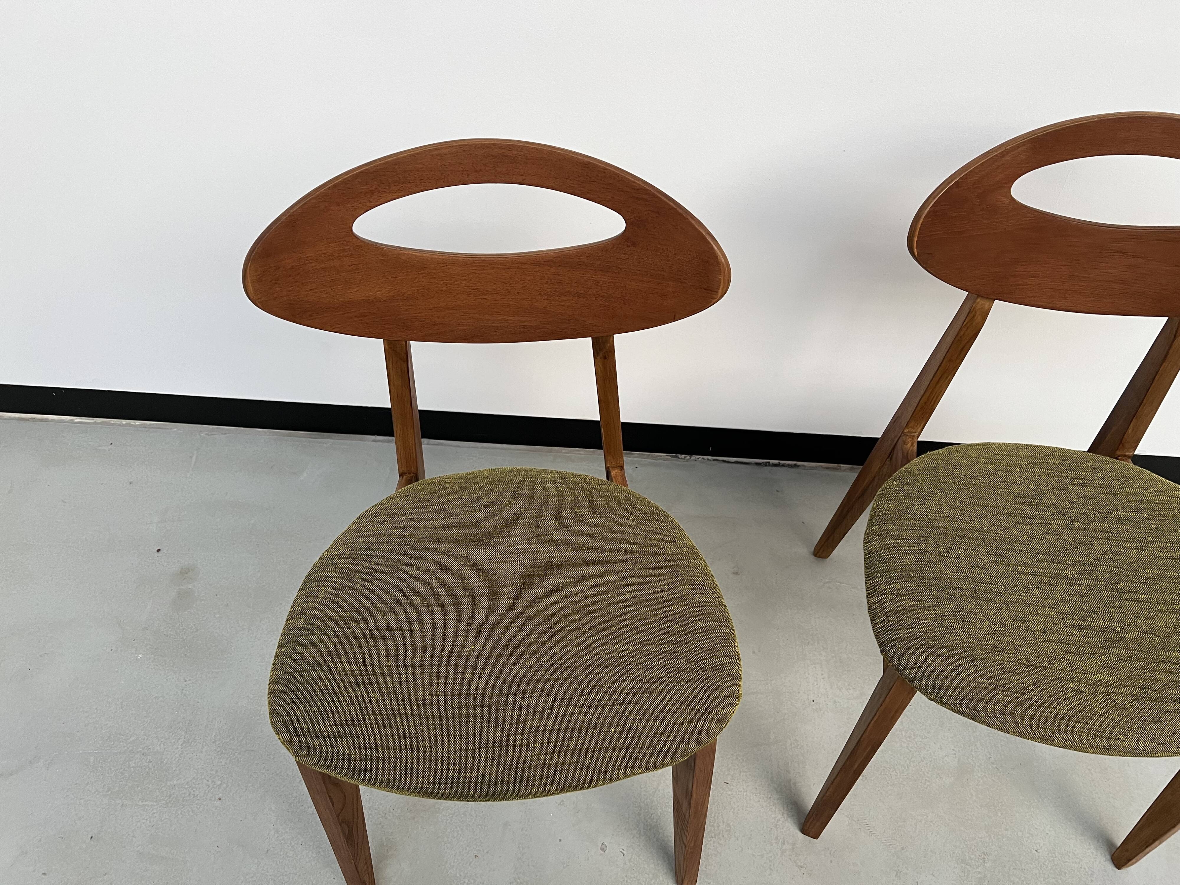 Duo de chaises Roger Landault pour Sentou