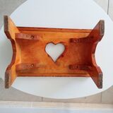 Vintage folk art stool