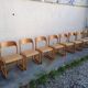 Baumann sleigh chairs, set of 8