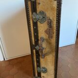 Malle cuir vintage