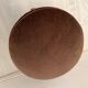 Pouf velours vintage avec frange