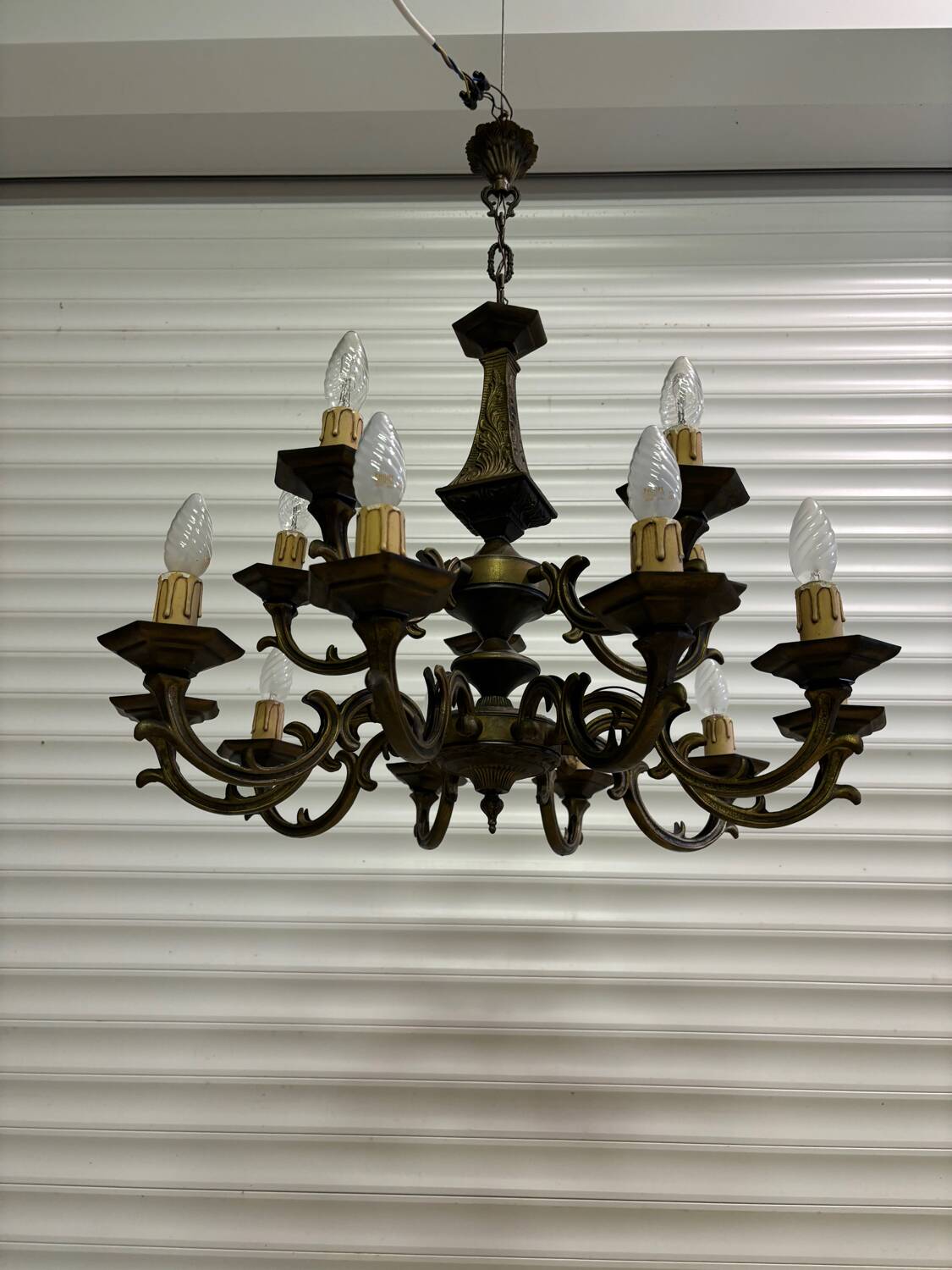 Bronze chandelier