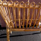 Cradle rattan on feet and swan neck