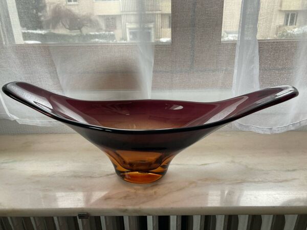 Coupe à fruits en verre de Murano, 1960