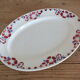 + Oval dish Céranord Saint Amand model Eglantines +