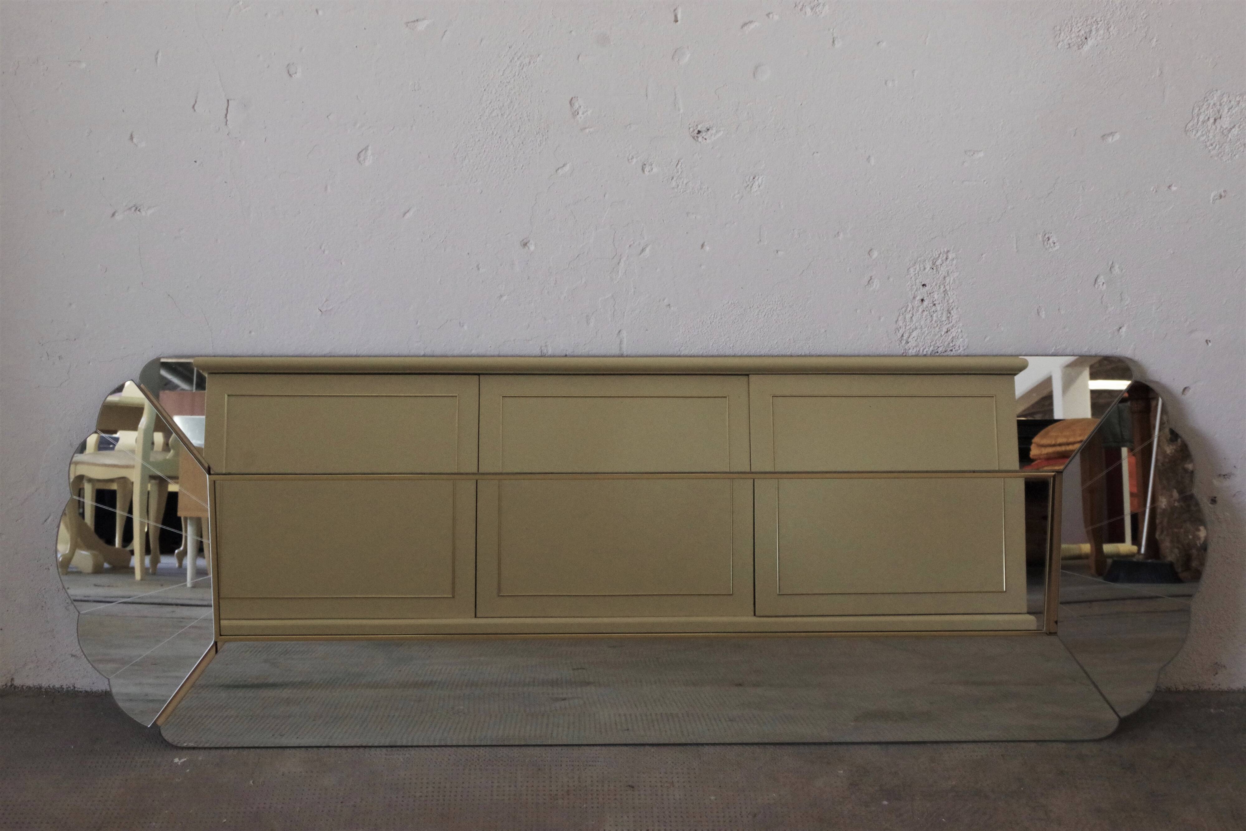 Enfilade et miroir, 1970s, set of 2