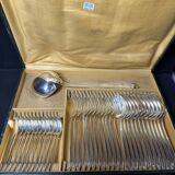 Alfenide 37-piece cutlery set for Christofle Saturne model