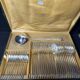 Alfenide 37-piece cutlery set for Christofle Saturne model