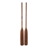 Paire de rames en bois
