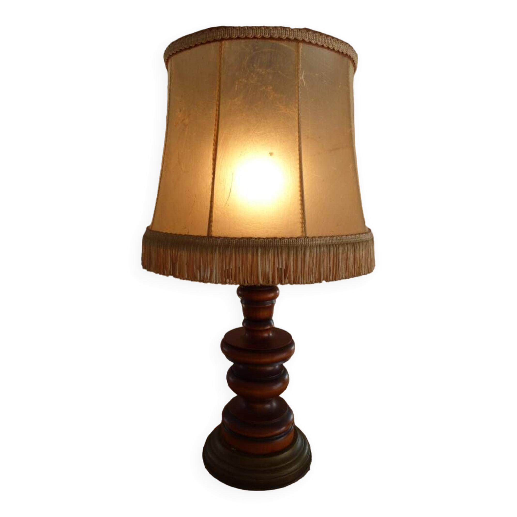 Lampe en merisier