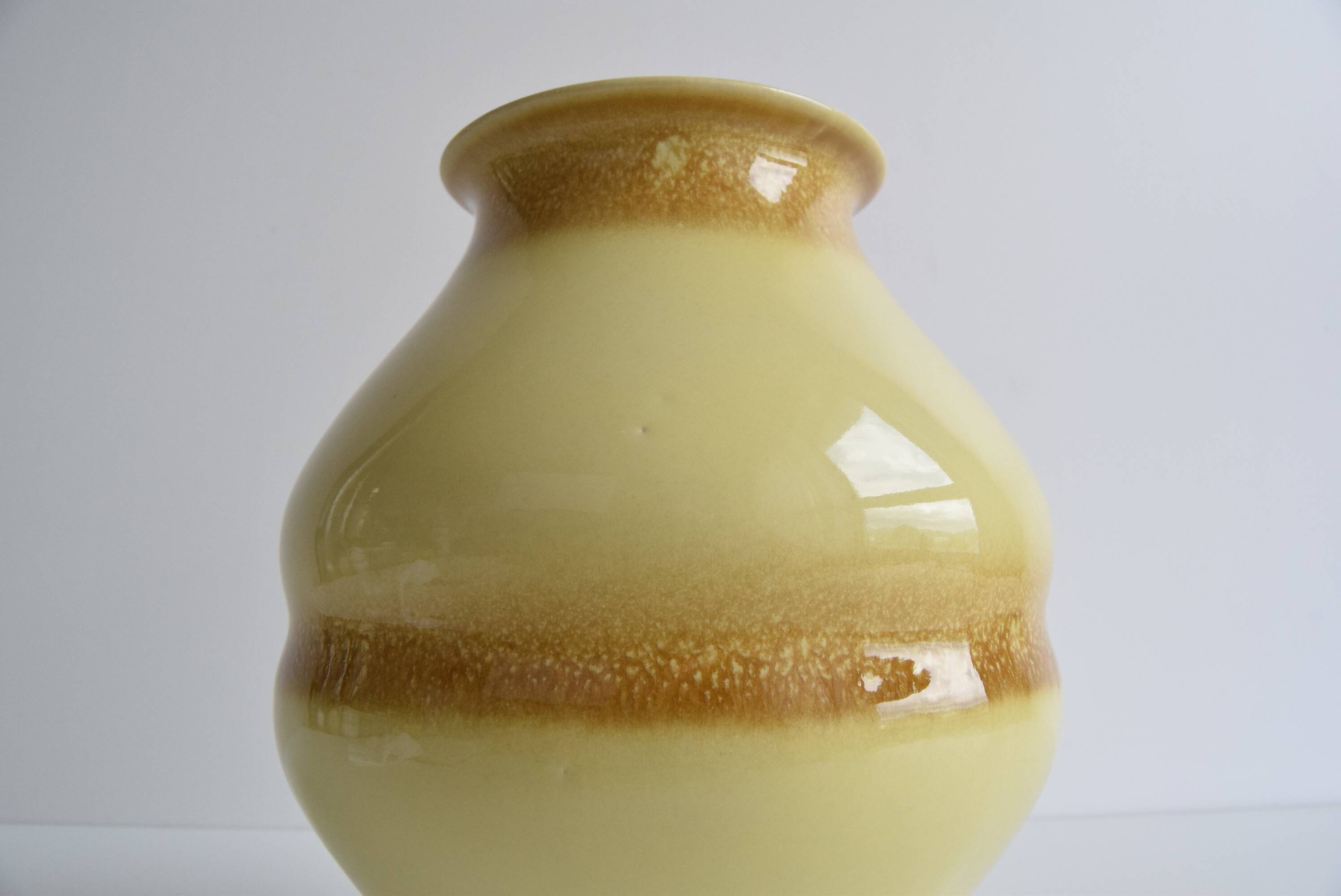 Vintage Ceramic Vase by Ditmar Urbach, Cornelie Collection, Czechoslovakia, 1950's.