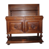Ancient buffet on marble