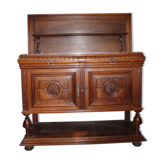 Buffet ancien dessus marbre