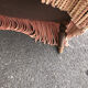 Paire de crapauds vintage en velours rose