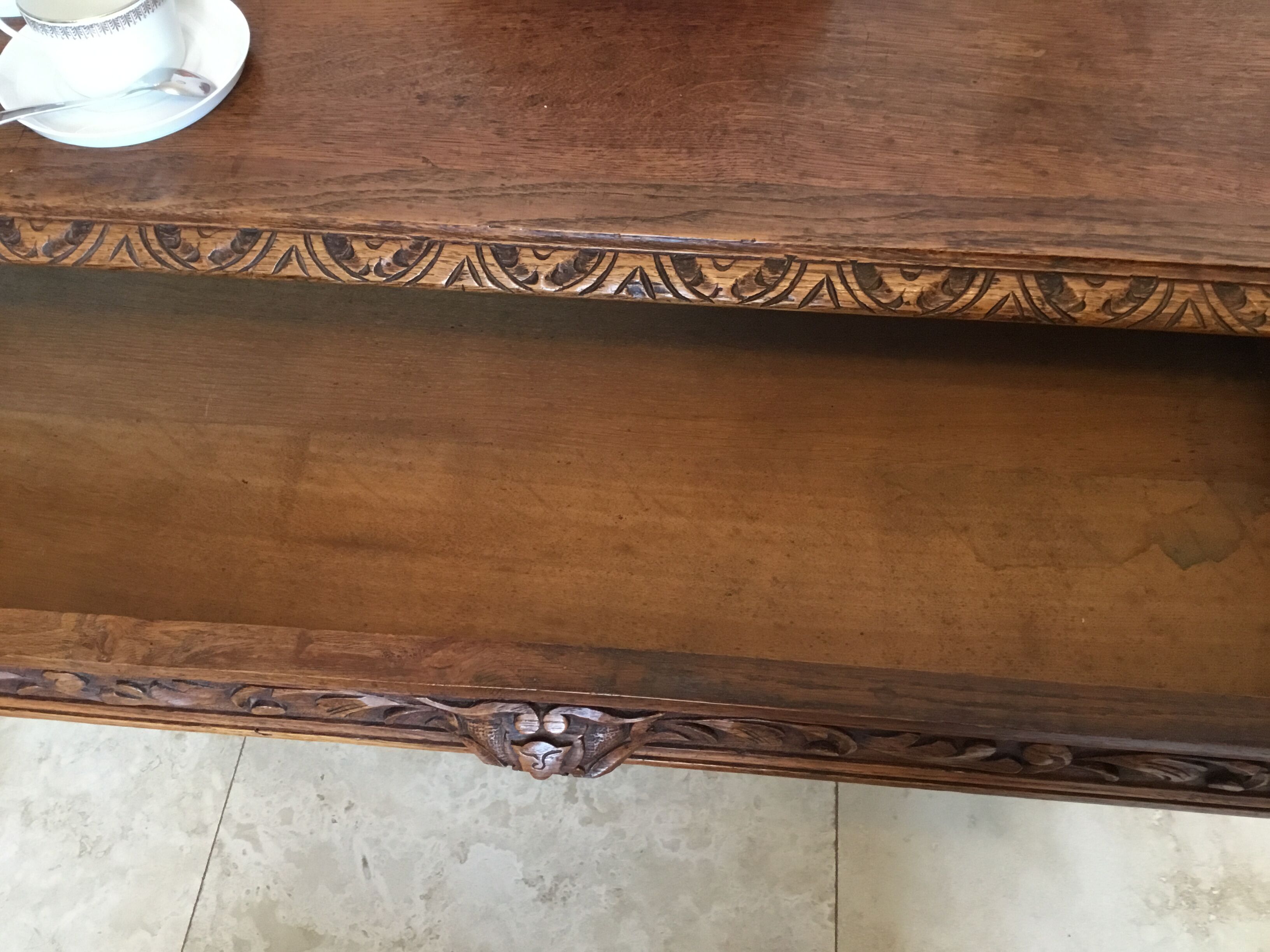 Louis XIII style office, feet turned