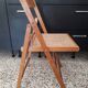 Vintage cannea folding chair