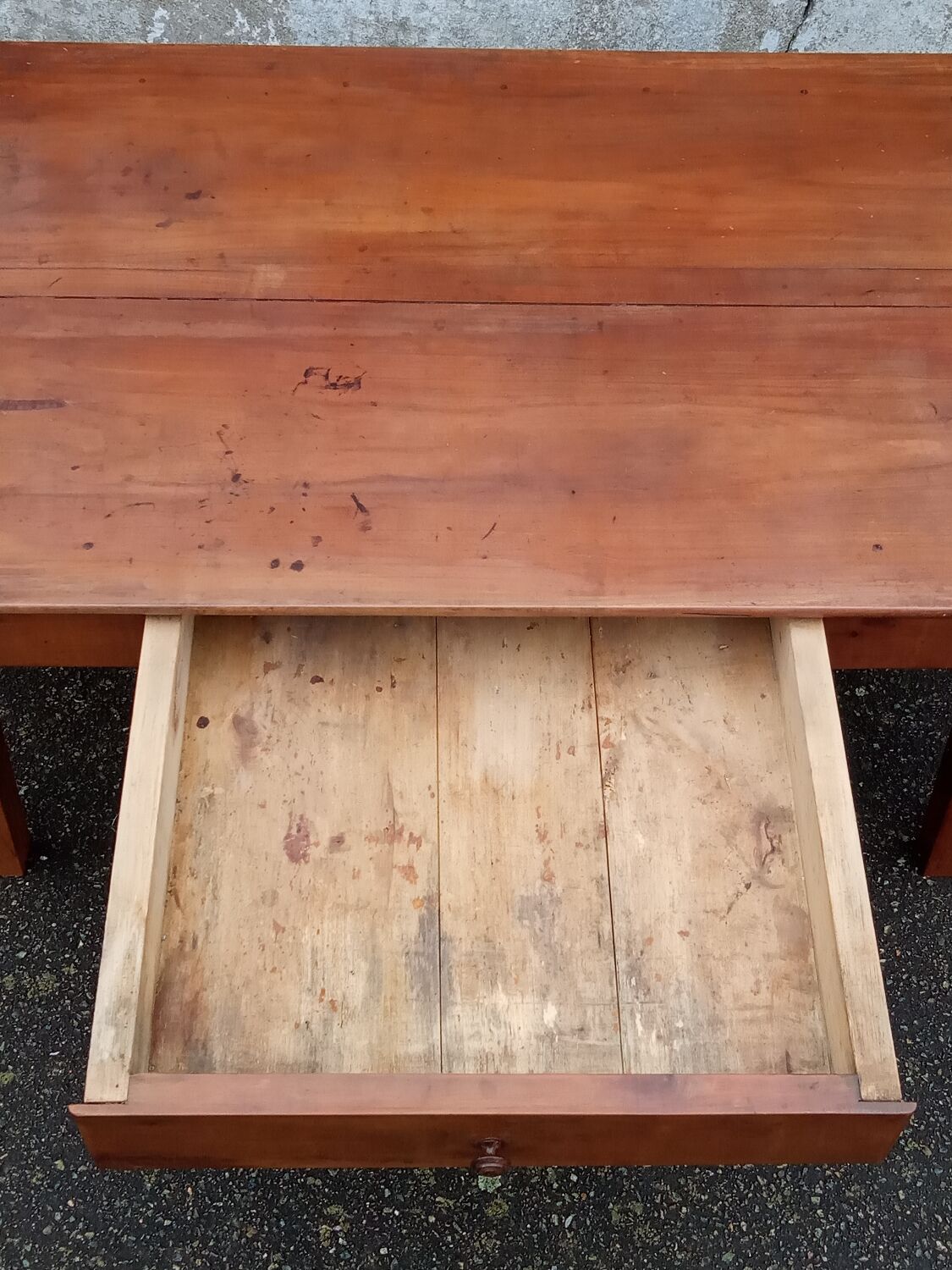 Cherry wood coffee table