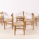 6x Børge Mogensen Øresund Dining Chairs in Oak