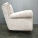 Italian Lounge Armchair in Beech Wood, Newly Upholstered, 1950s