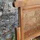 Barber's armchair in wood cannage and straw 1900