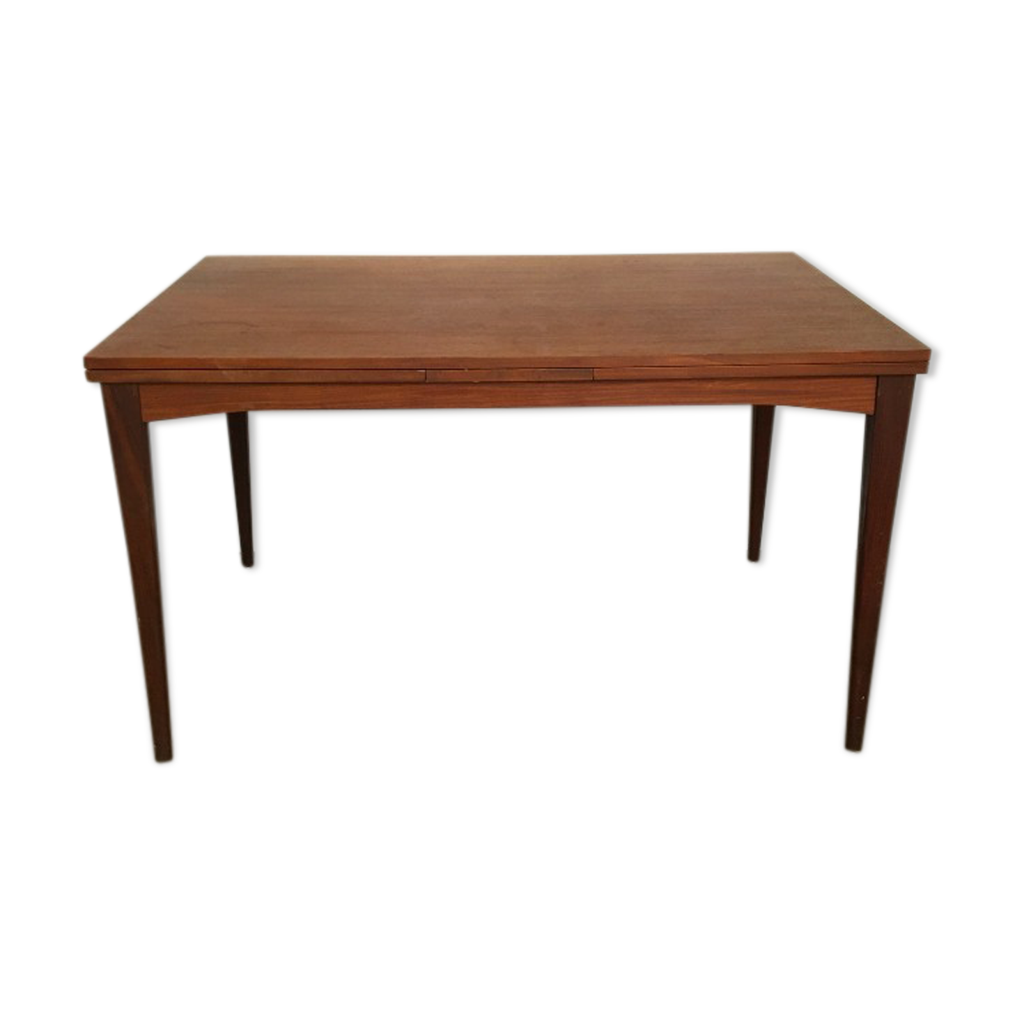 Teak dining table with extensions