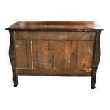Louis XV Tomb Commode In Walnut From the 18th Century