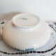 Antique salad bowl in Saint Amand earthenware, Guadeloupe model