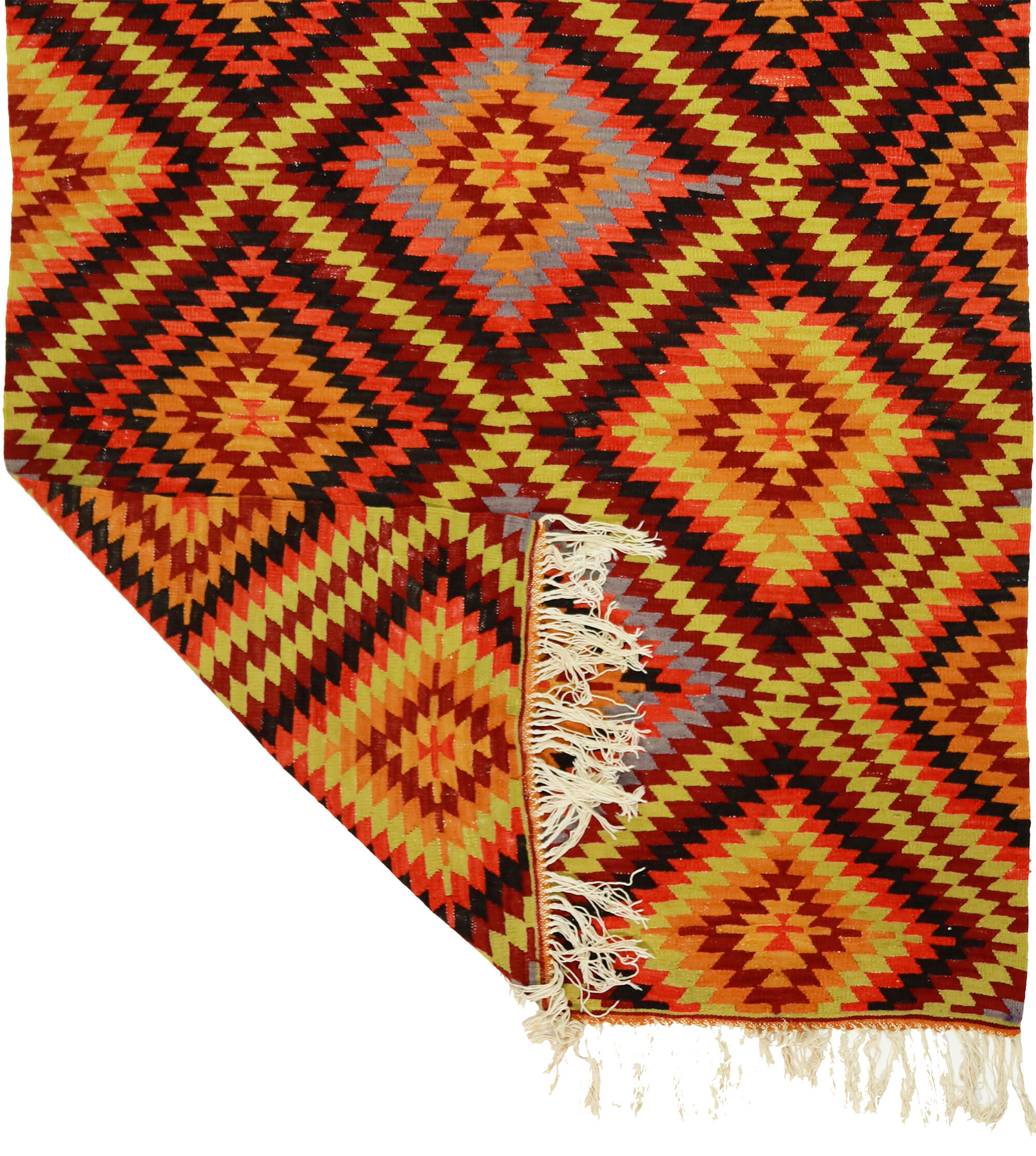 Anatolian handmade kilim rug 310 cm x 167 cm