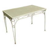 Mid century metal table in the style of mategot